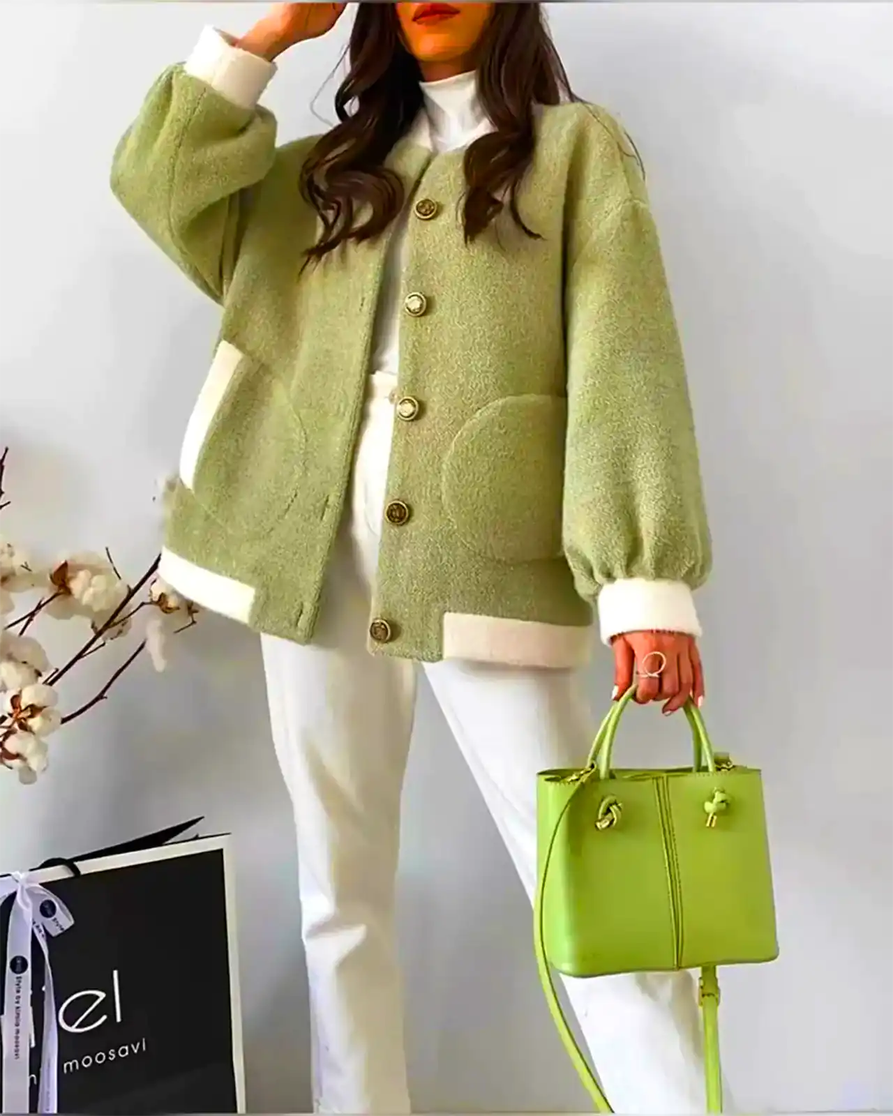 پالتو آستردار کوتاه