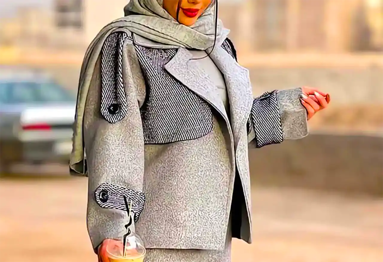 پالتو آستردار کوتاه