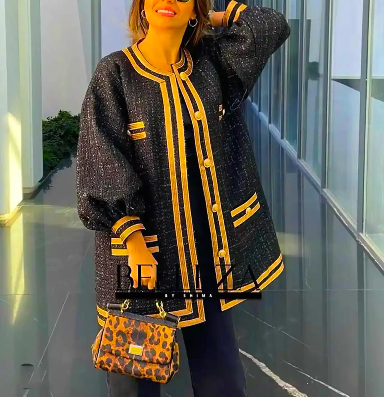 پالتو آستردار کوتاه