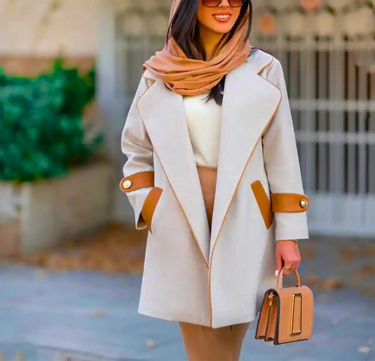 پالتو آستردار کوتاه