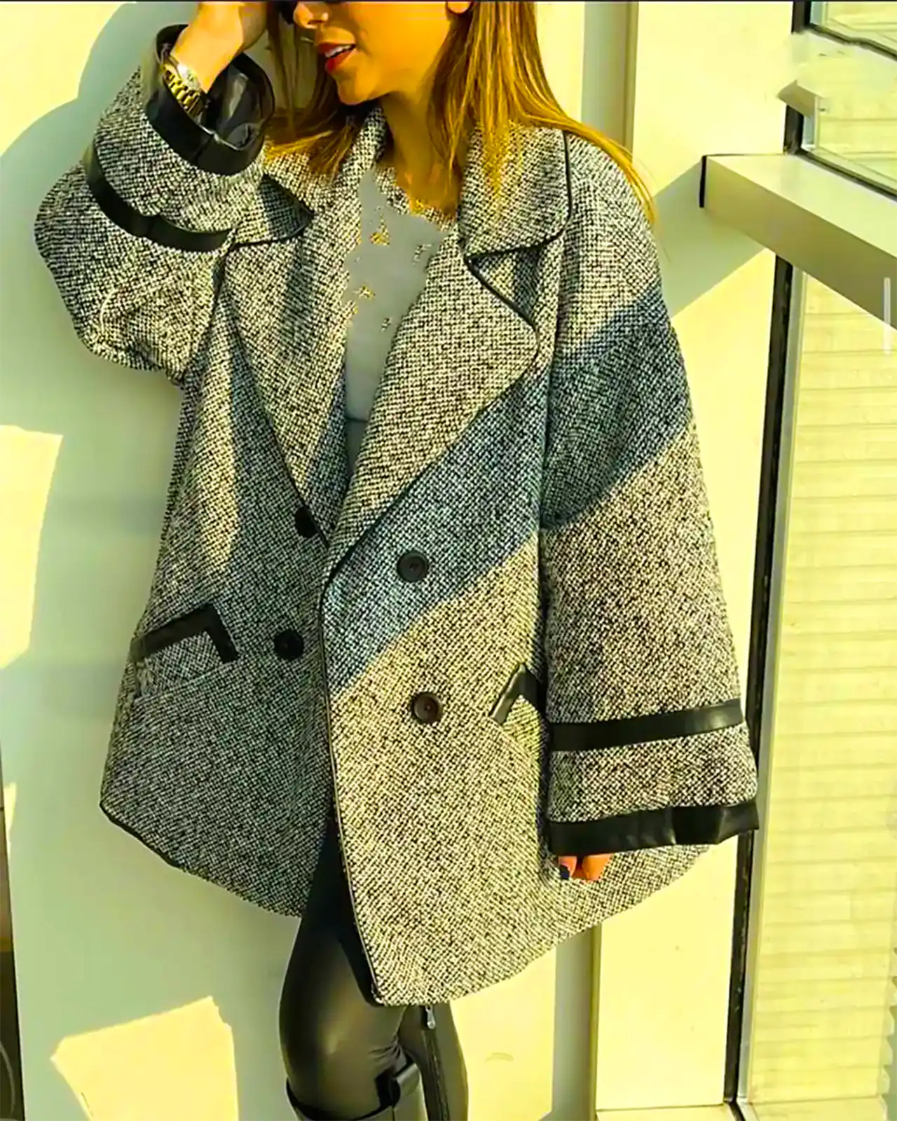 پالتو آستردار کوتاه