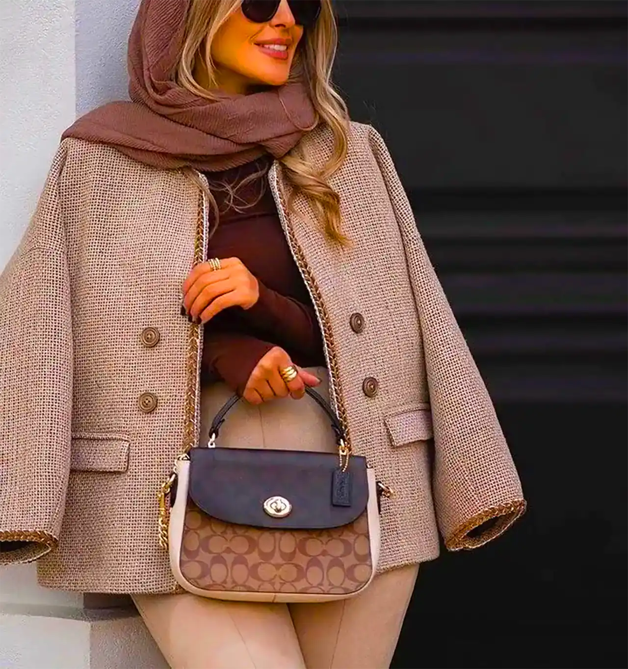 پالتو آستردار کوتاه