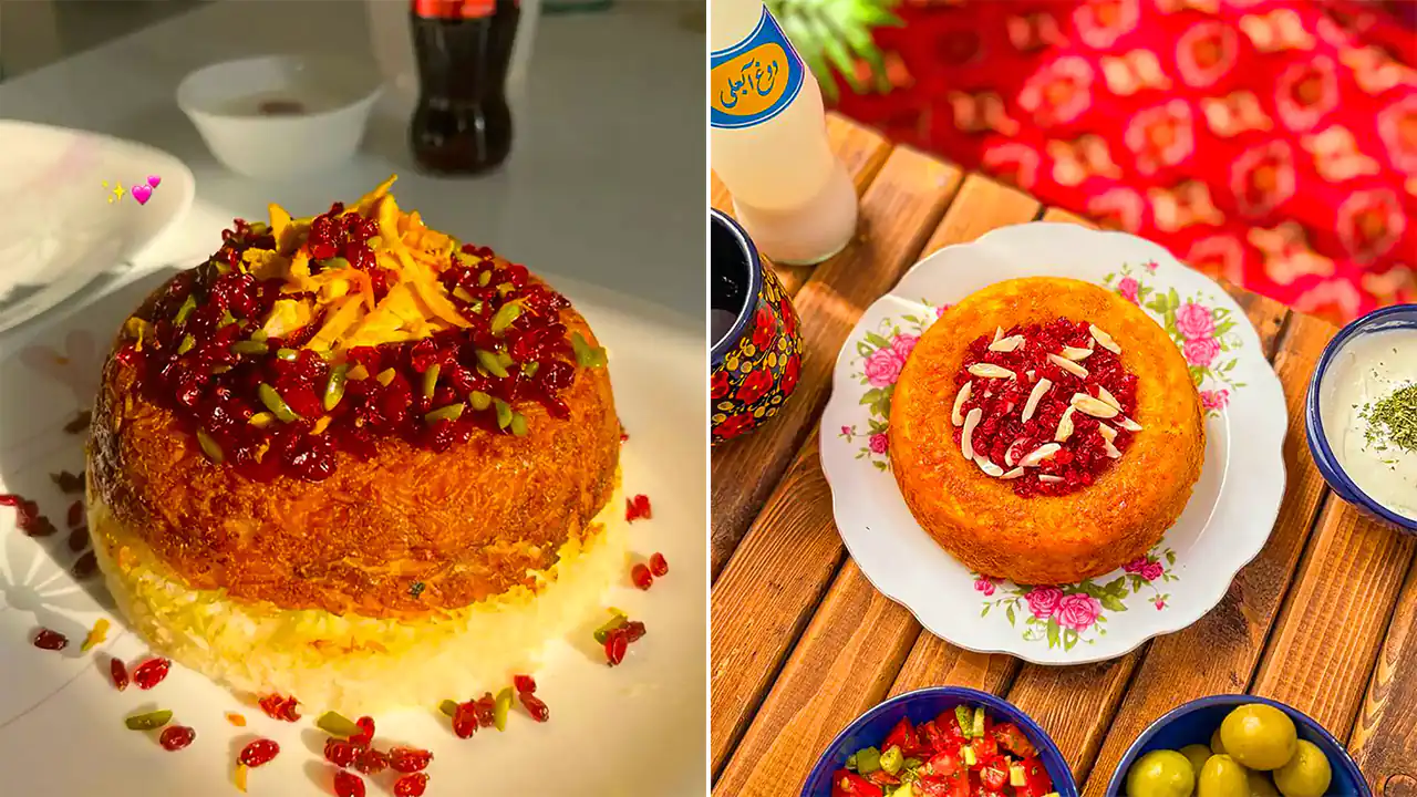 سرو ته چین قالبی تک نفره