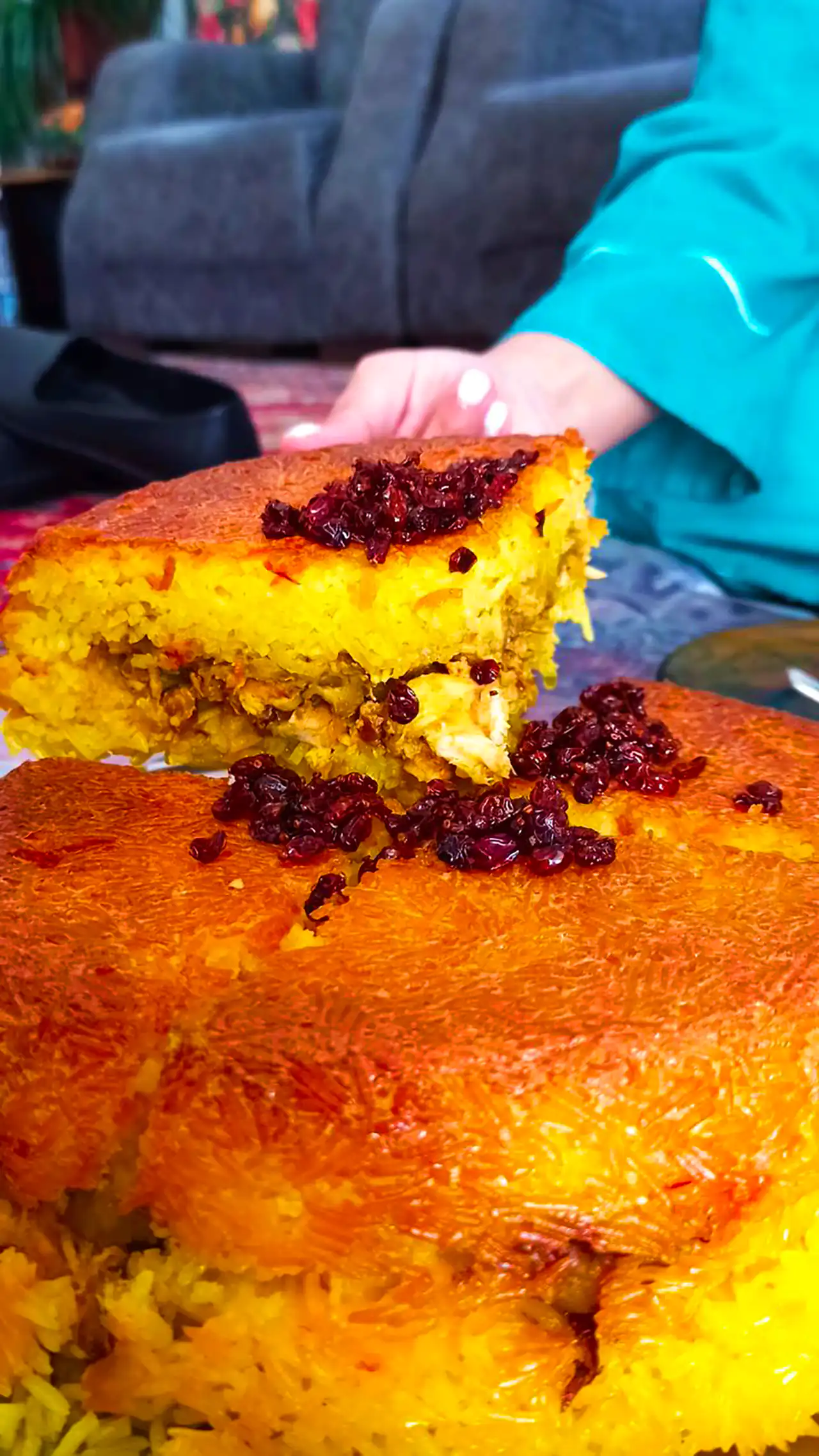 سرو ته چین قالبی تک نفره