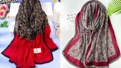 شال لبه عدسی برای مهمونی