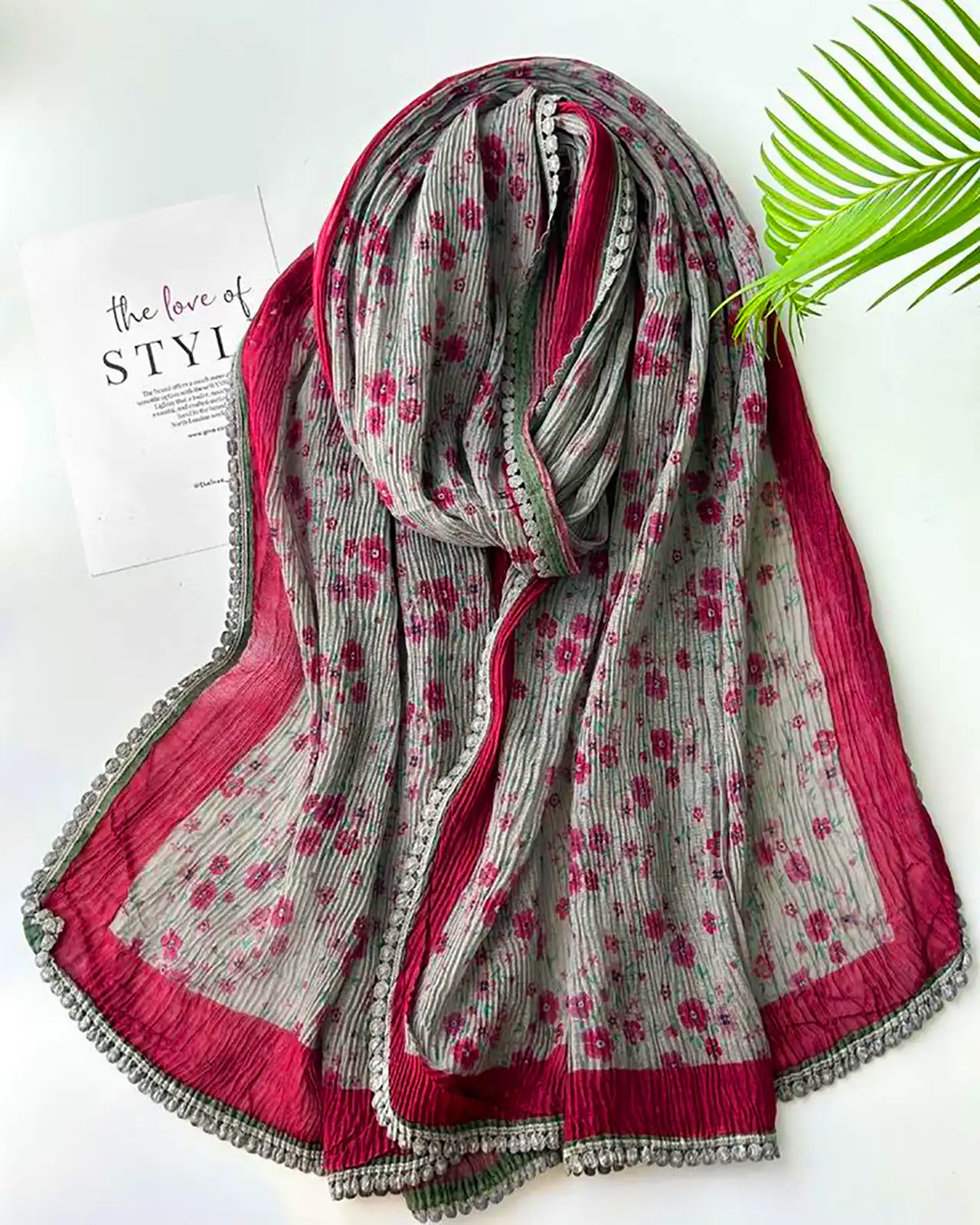 شال لبه عدسی برای مهمونی