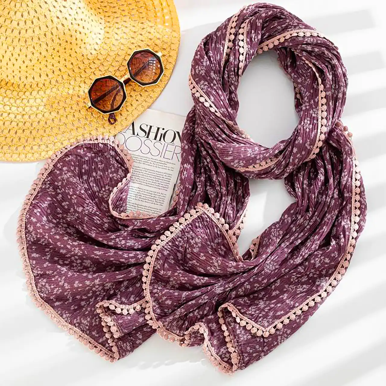 شال لبه عدسی برای مهمونی