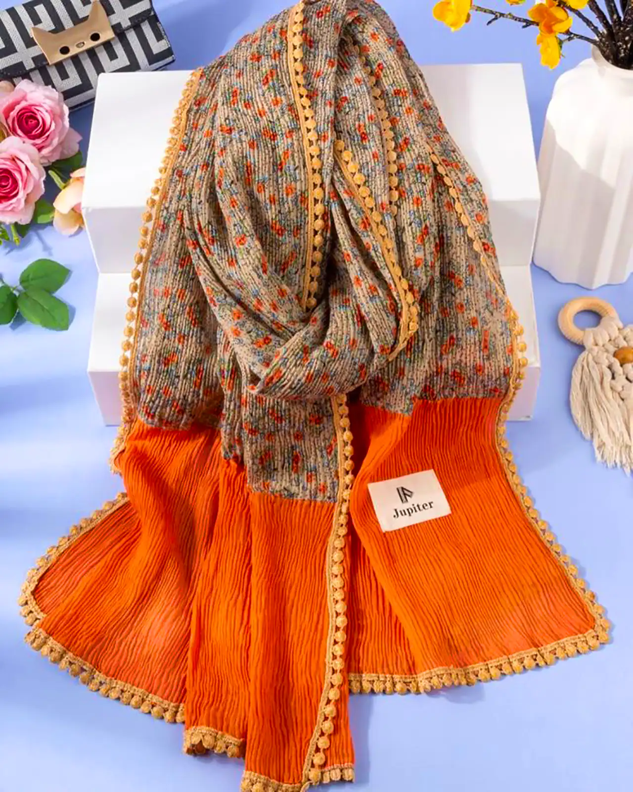 شال لبه عدسی برای مهمونی