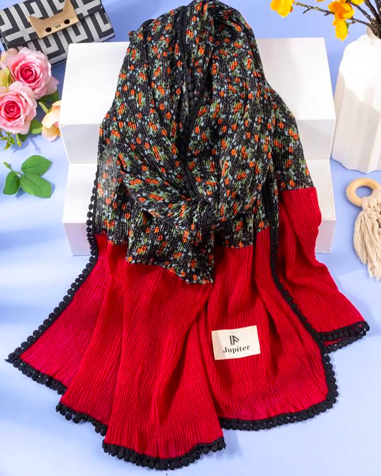 شال لبه عدسی برای مهمونی