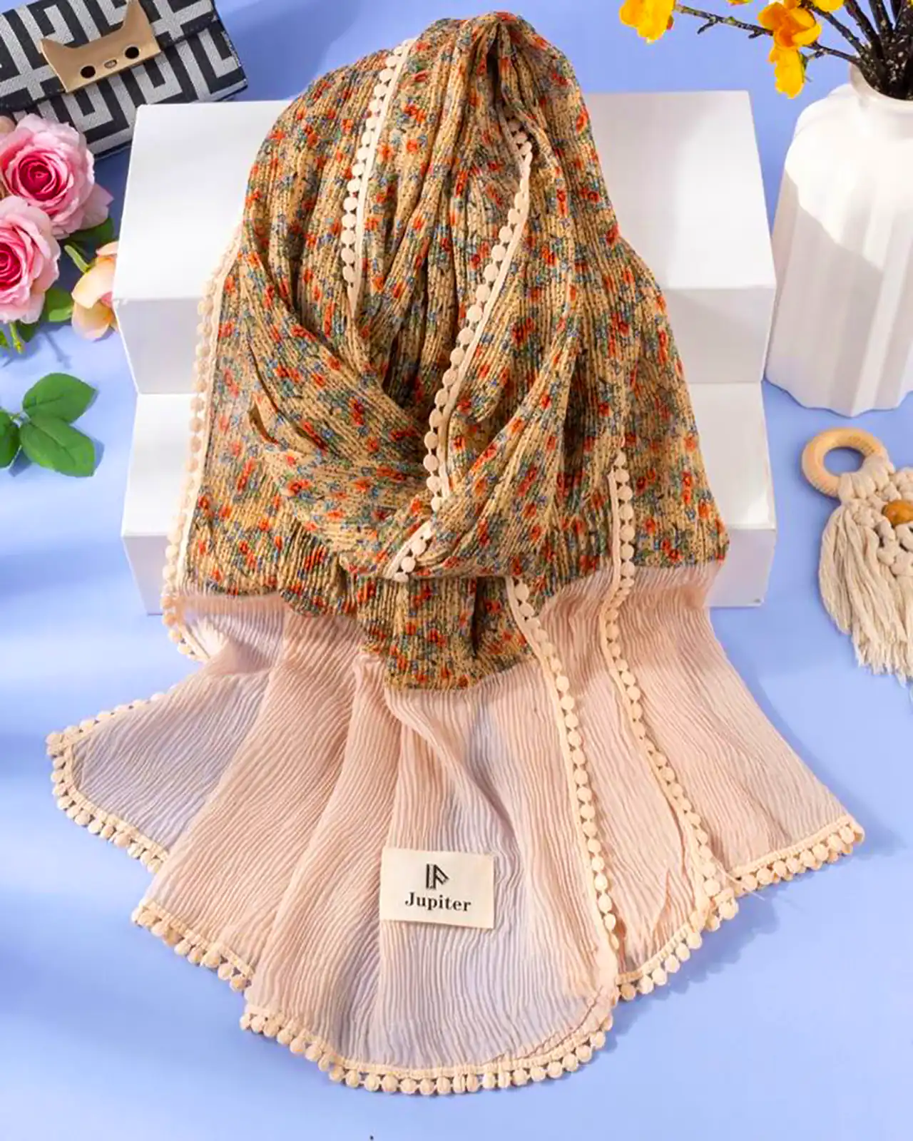 شال لبه عدسی برای مهمونی