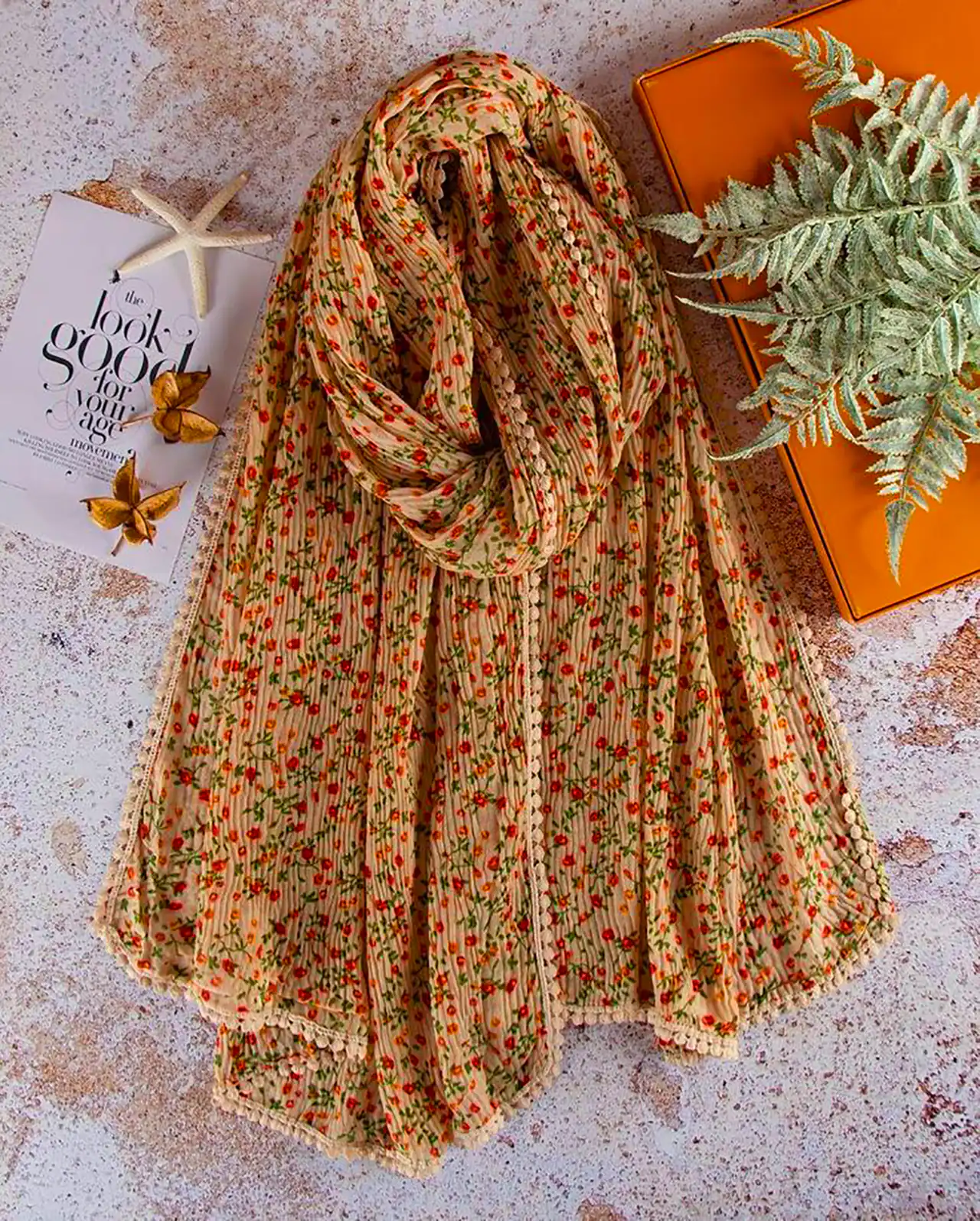 شال لبه عدسی برای مهمونی