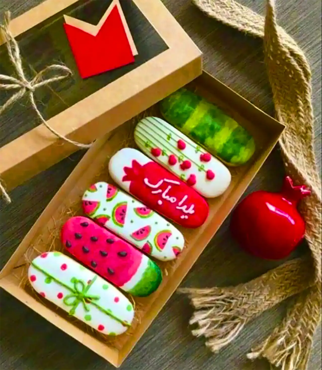 شیرینی فانتزی یلدایی