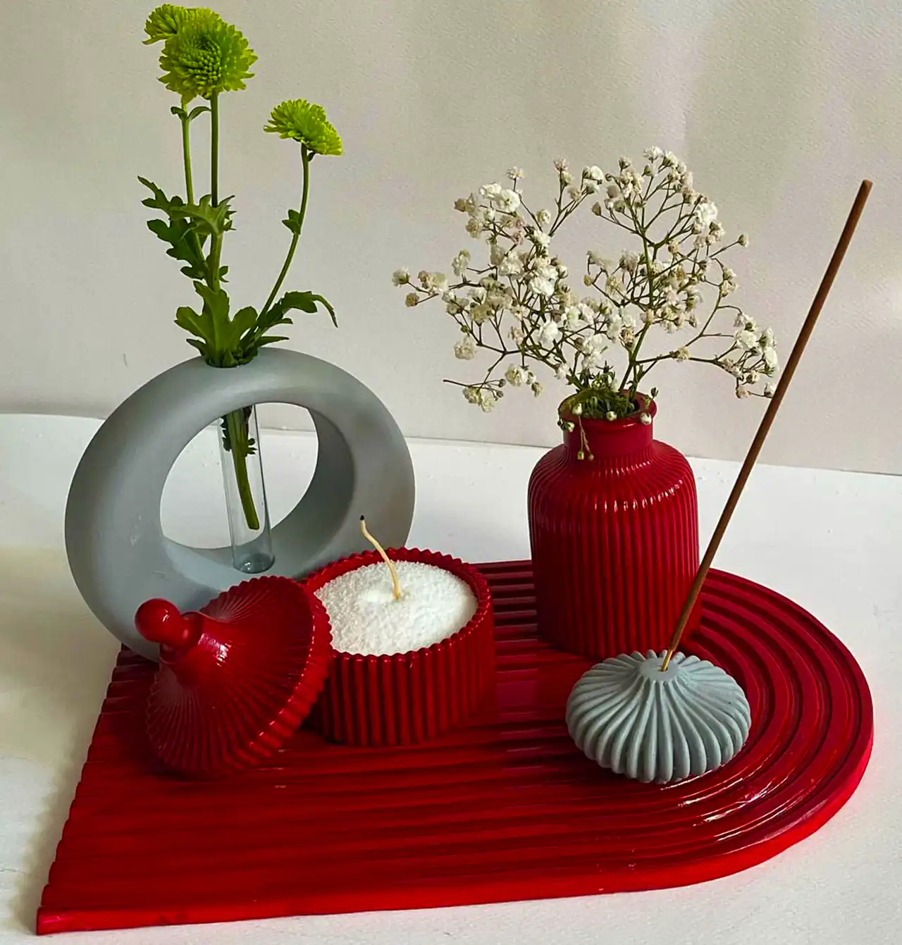 سینی دکوراتیو برای میز کنسول 