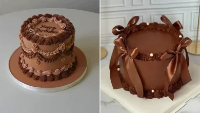 تزیین کیک شکلاتی مجلسی