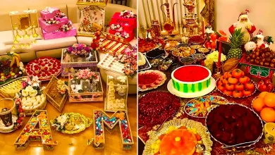 تزیین کادو یلدایی عروس