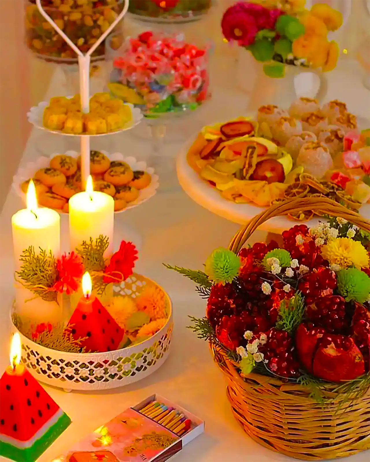 تزیین کادو یلدایی عروس