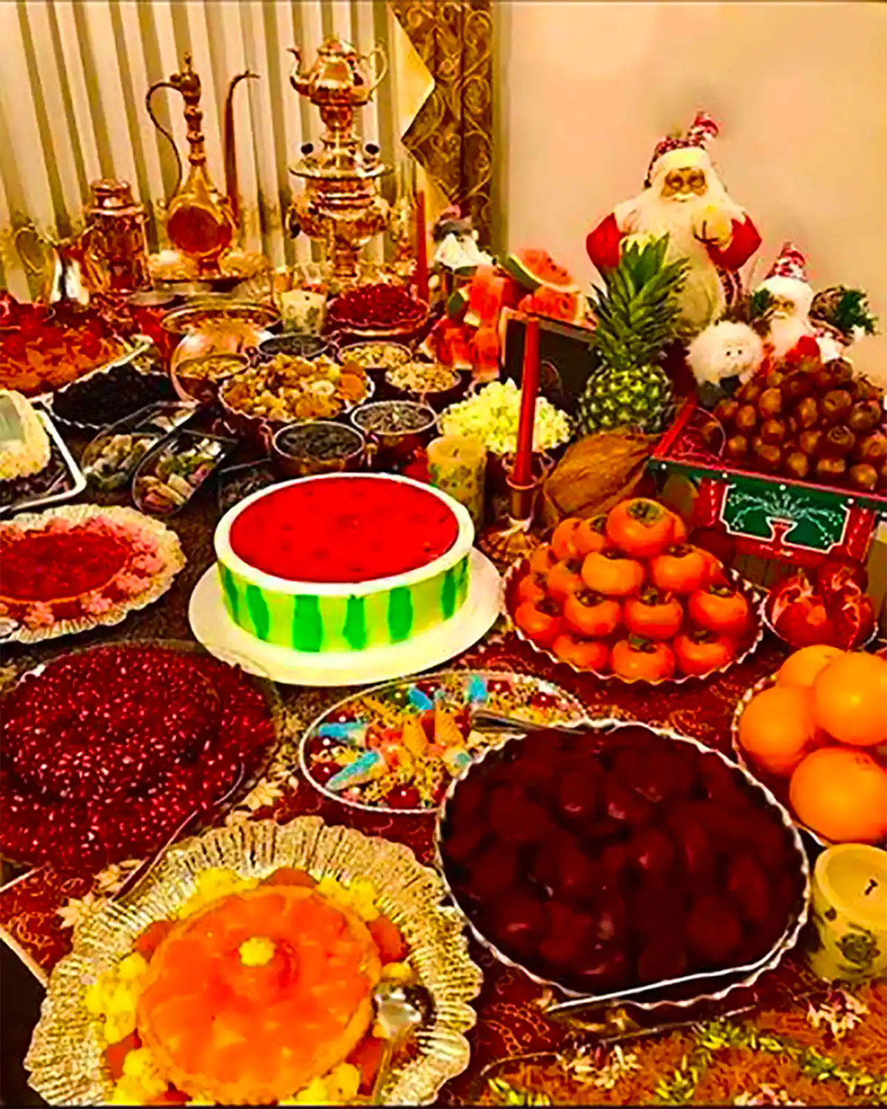 تزیین کادو یلدایی عروس