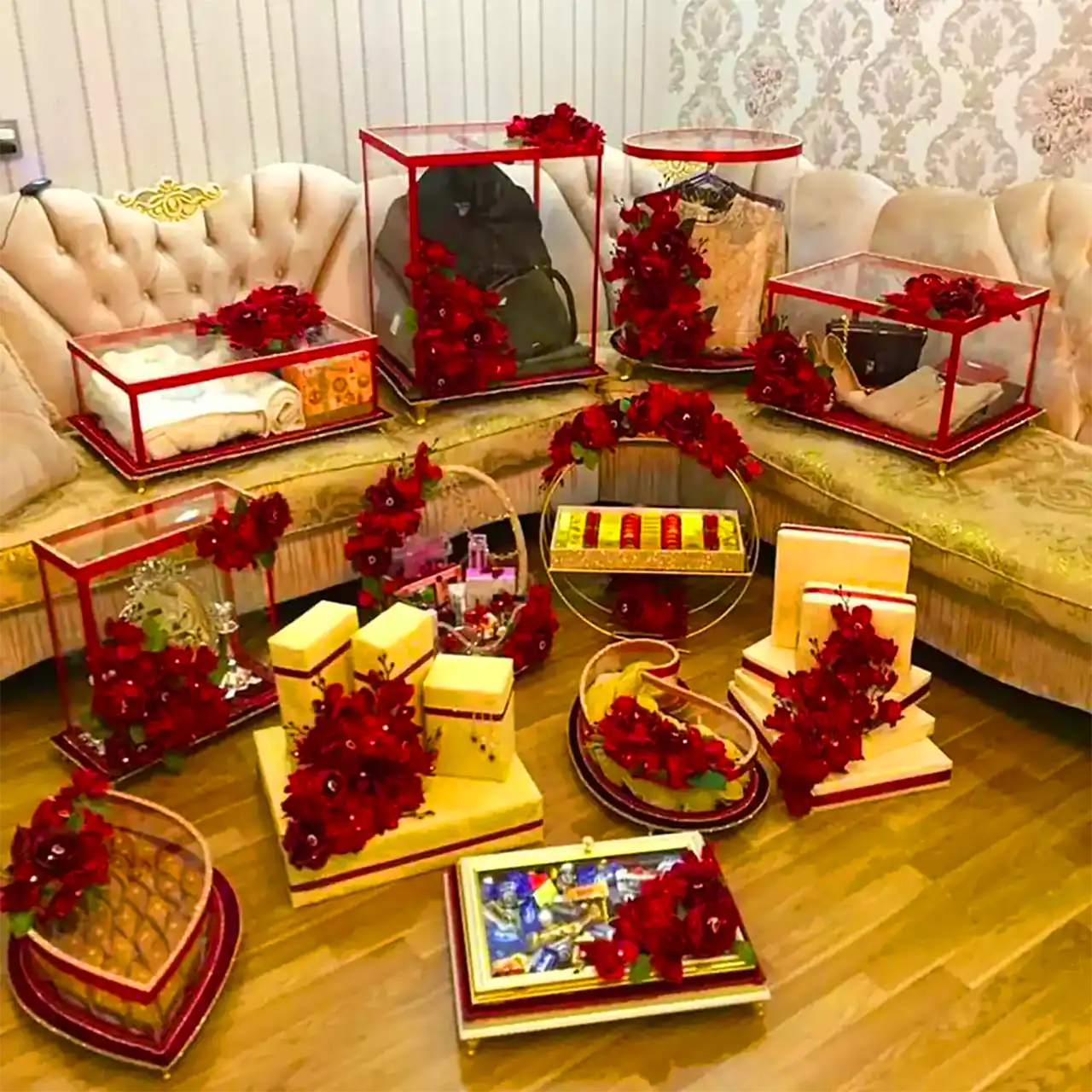 تزیین کادو یلدایی عروس