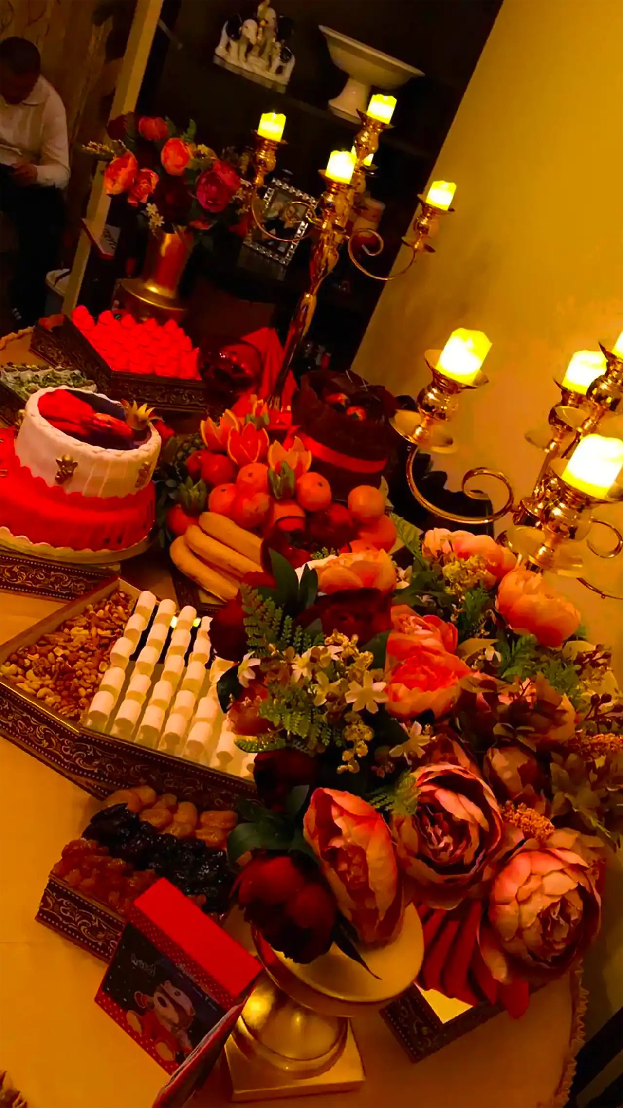 تزیین کادو یلدایی عروس