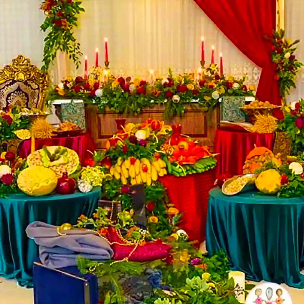 تزیین کادو یلدایی عروس