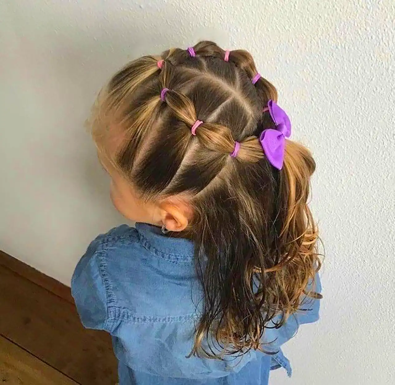 بافتن مو دختربچه