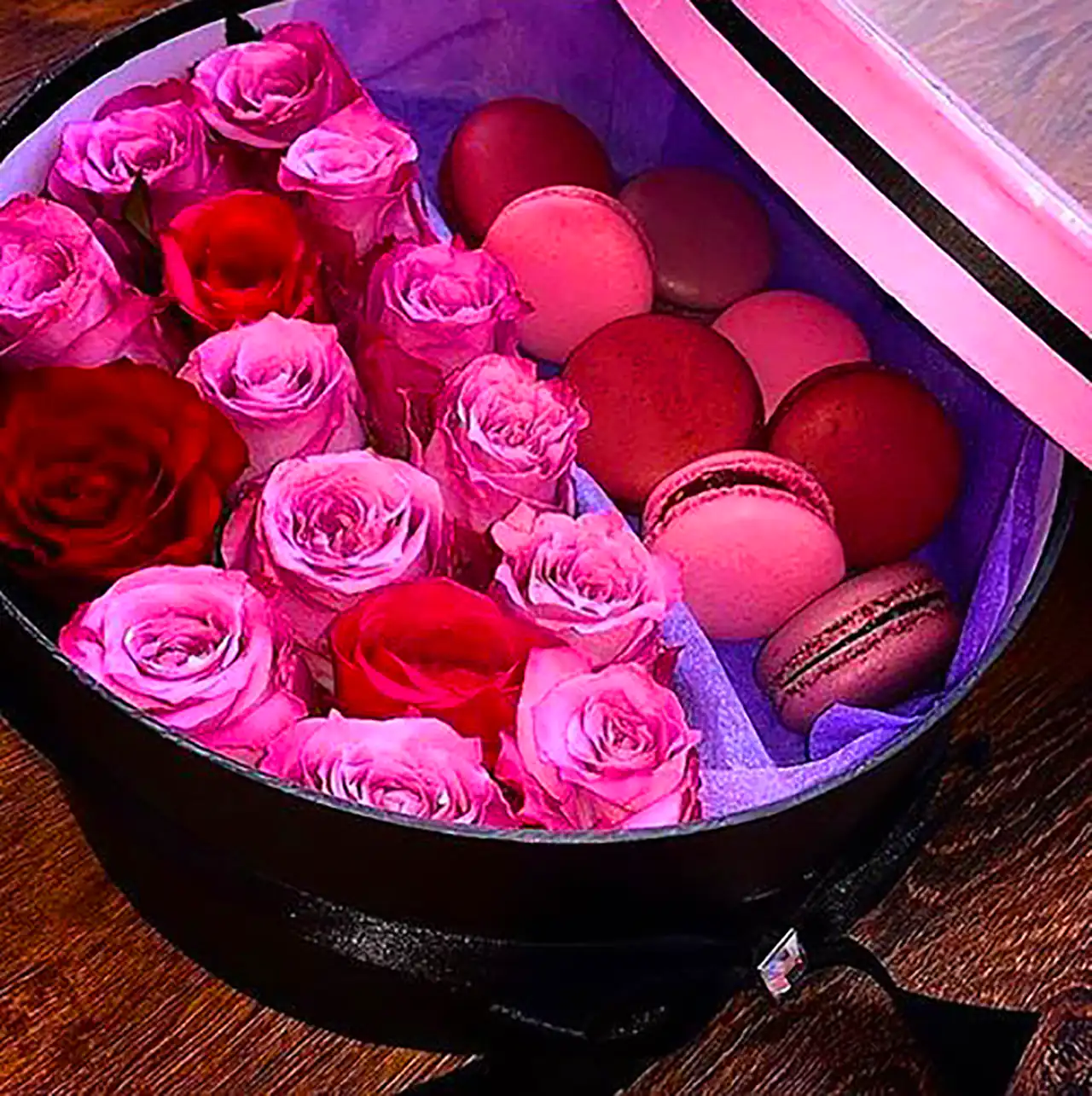 باکس گل صورتی خاص