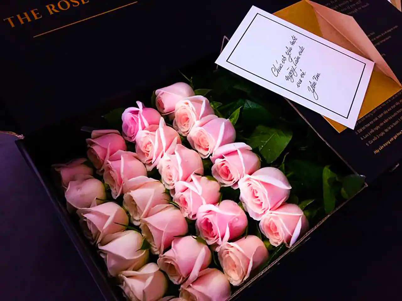 باکس گل صورتی خاص