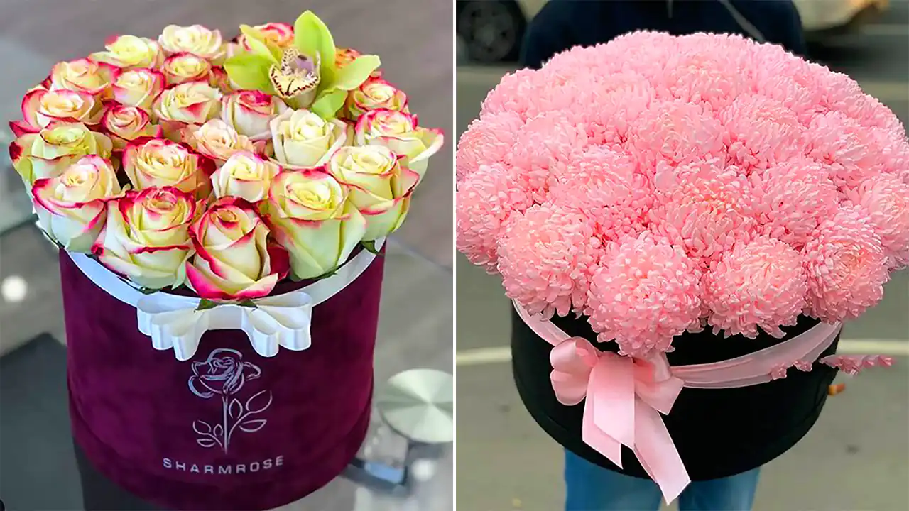 باکس گل هدیه روز زن