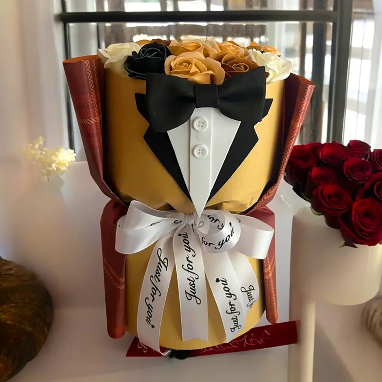 دسته گل روز مرد