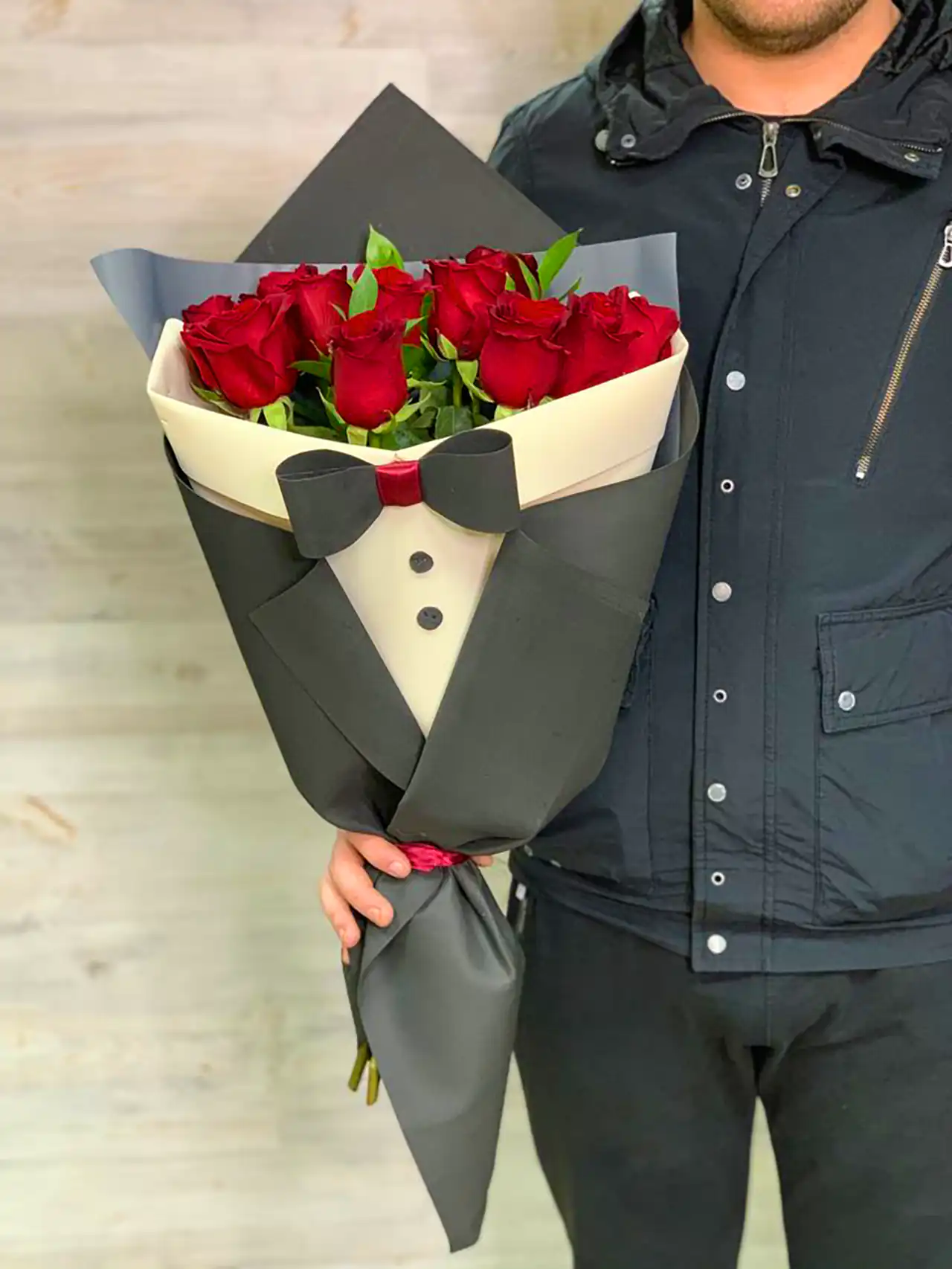 دسته گل روز مرد