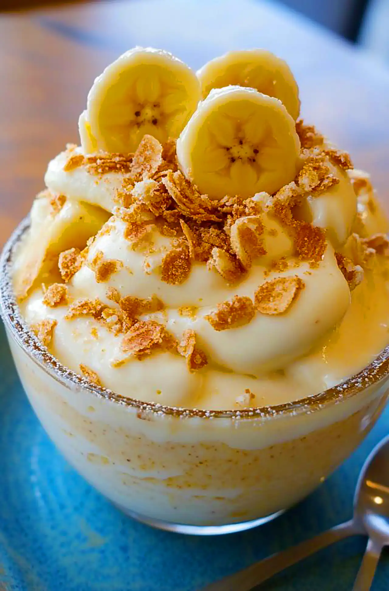 دسر موزی زیبا