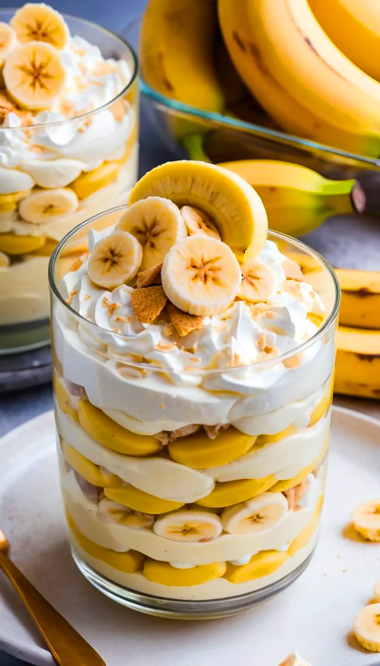 دسر موزی زیبا