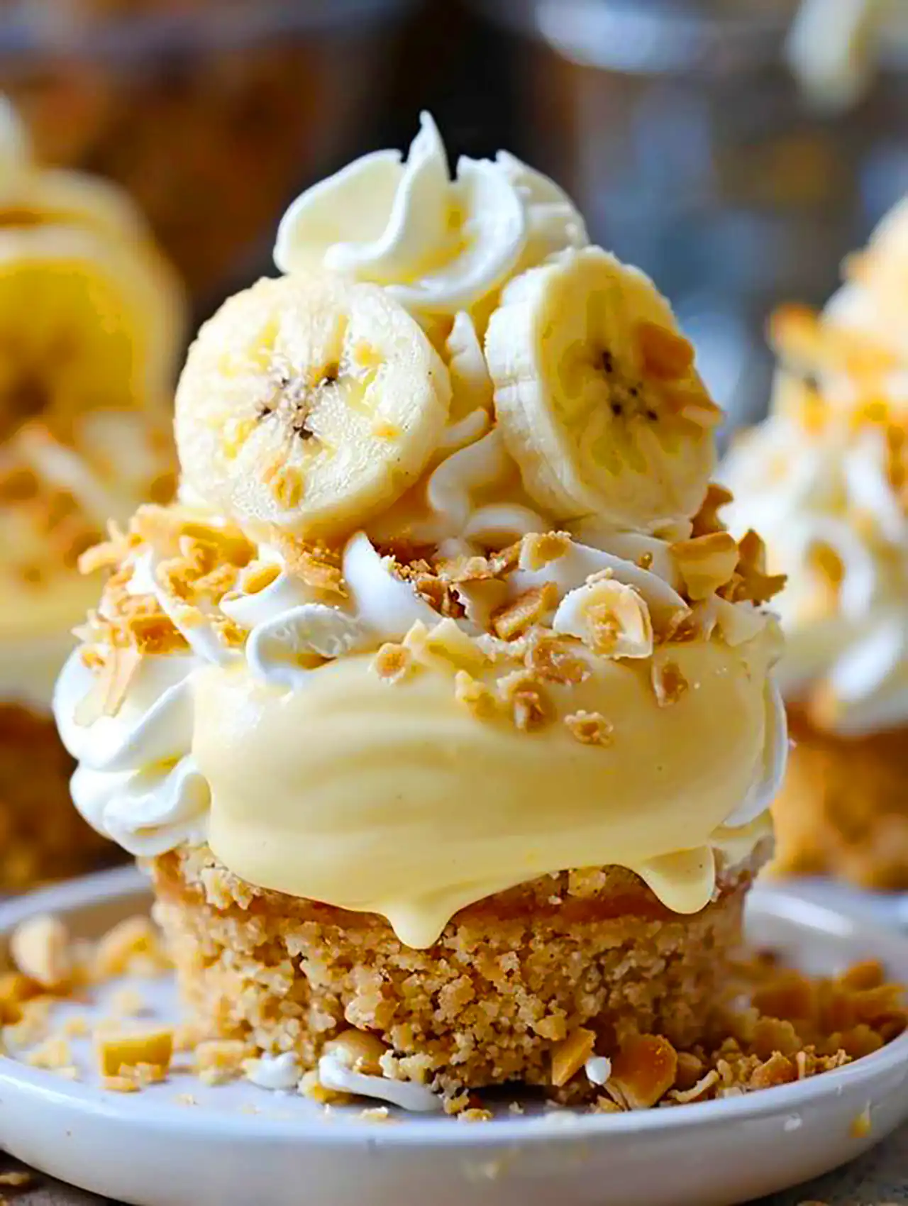 دسر موزی زیبا