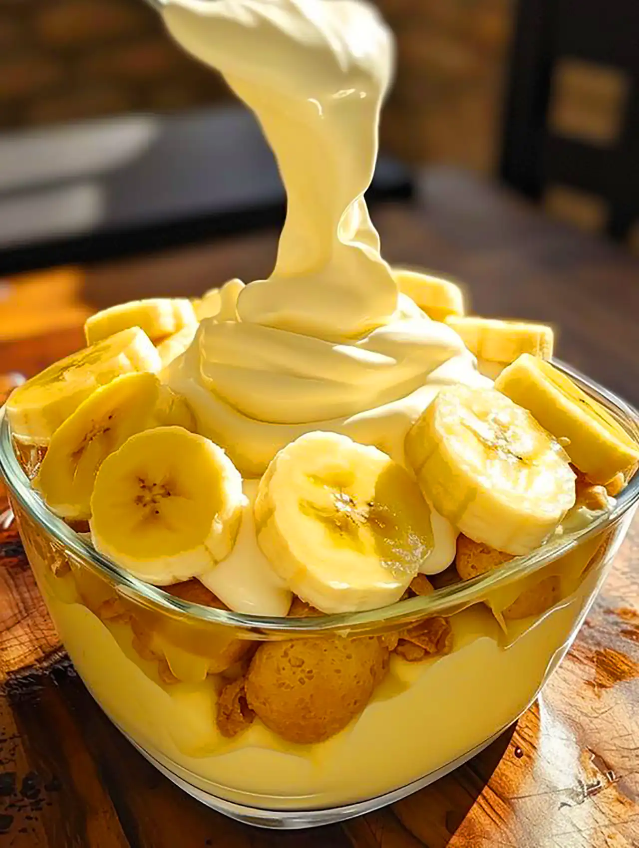 دسر موزی زیبا