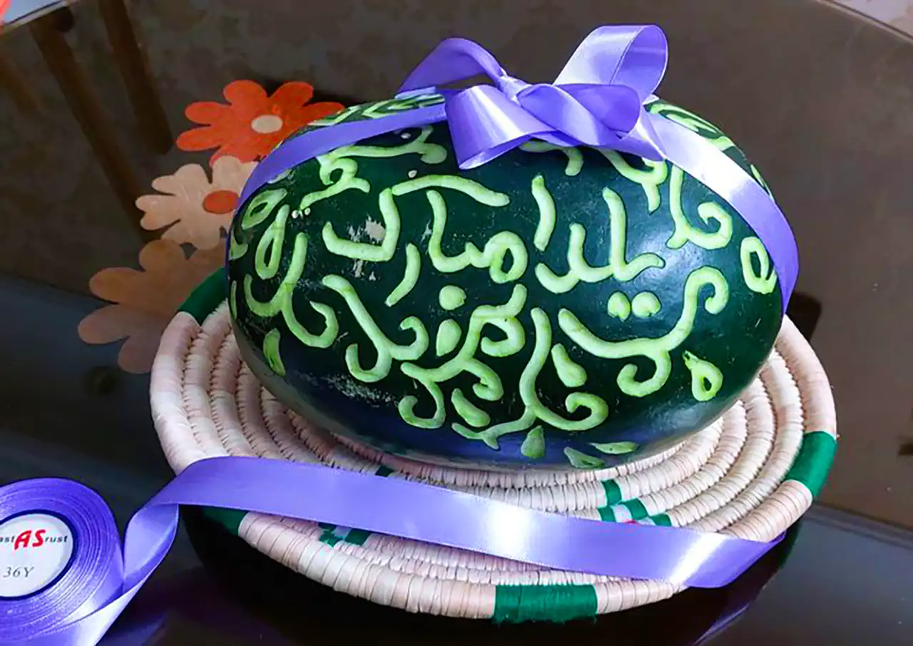 دیزاین هندوانه شب یلدا