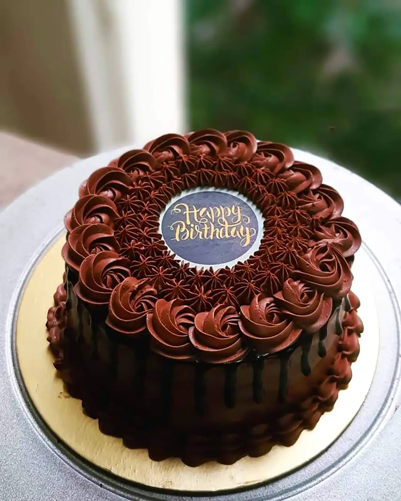 دیزاین کیک شکلاتی خانگی