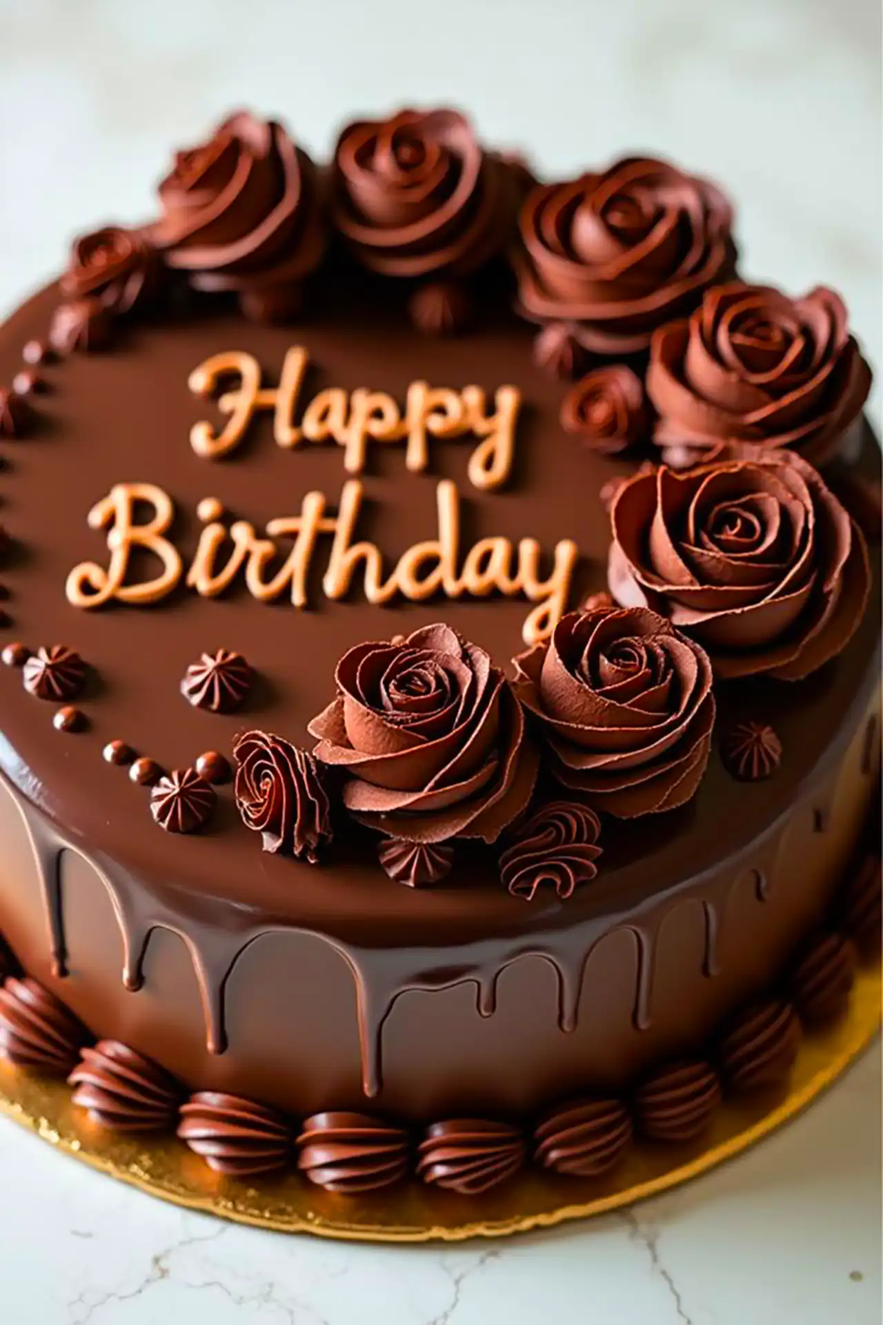 دیزاین کیک شکلاتی خانگی