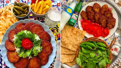 دیزاین کتلت خونگی خوشمزه