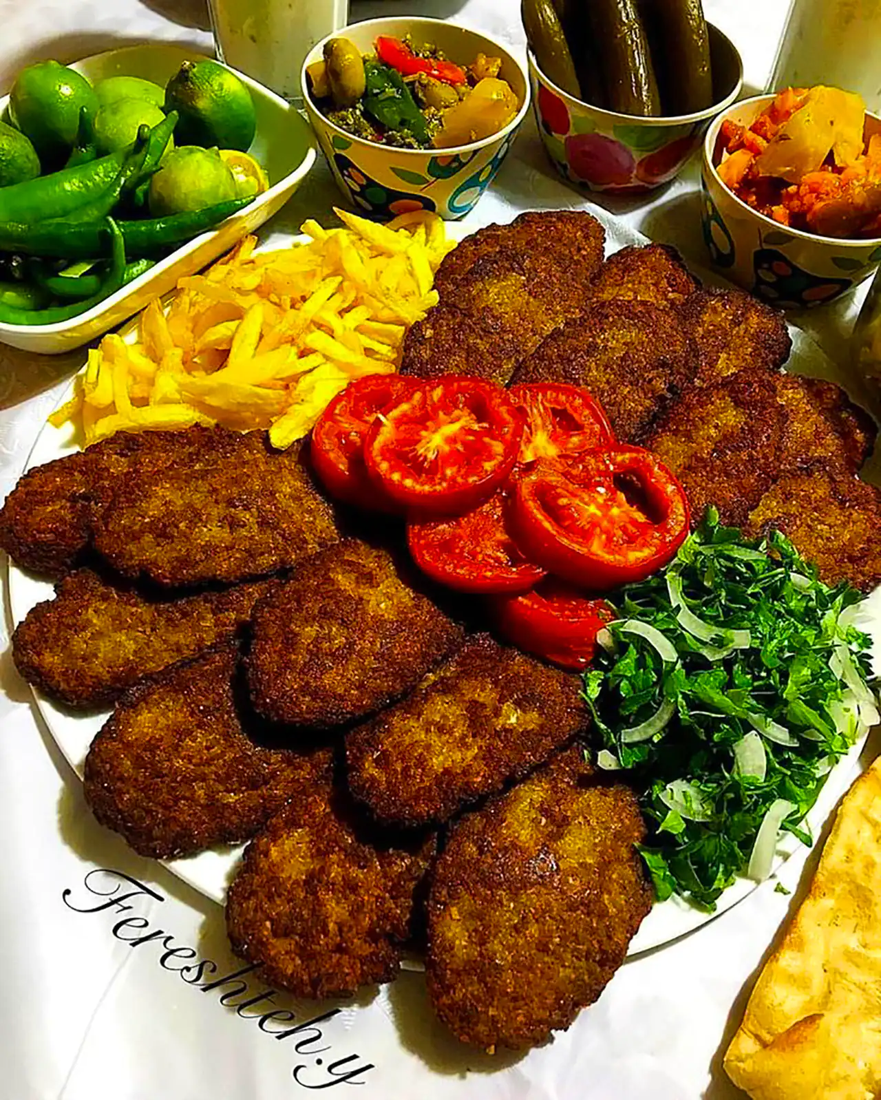 دیزاین کتلت خونگی خوشمزه