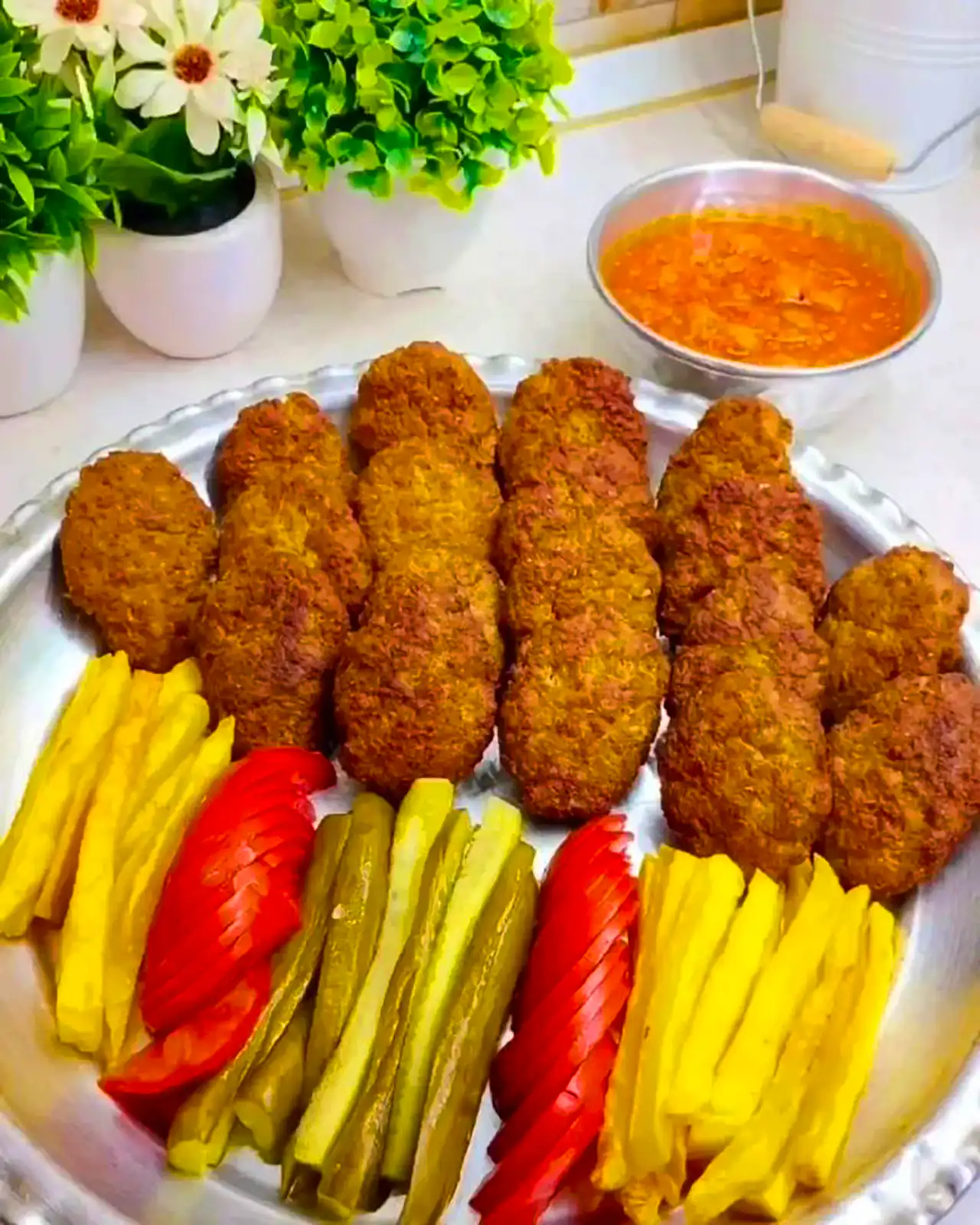 دیزاین کتلت خونگی خوشمزه