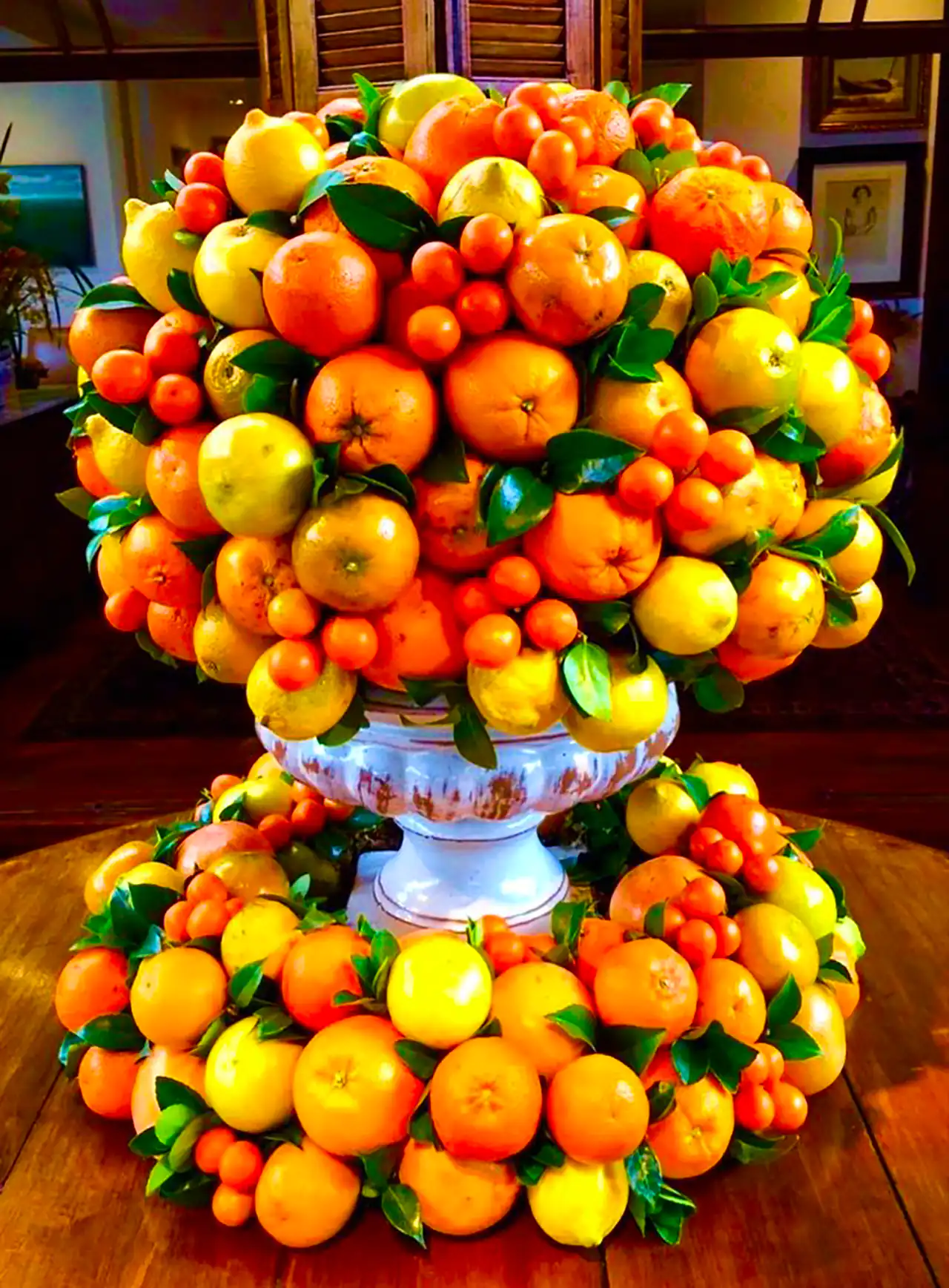 دیزاین نارنگی برای یلدا