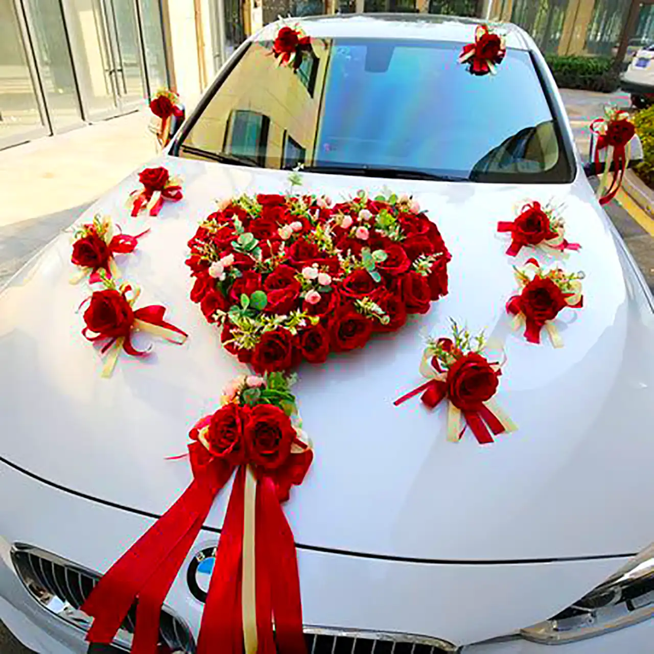 گل آرایی ماشین عروس