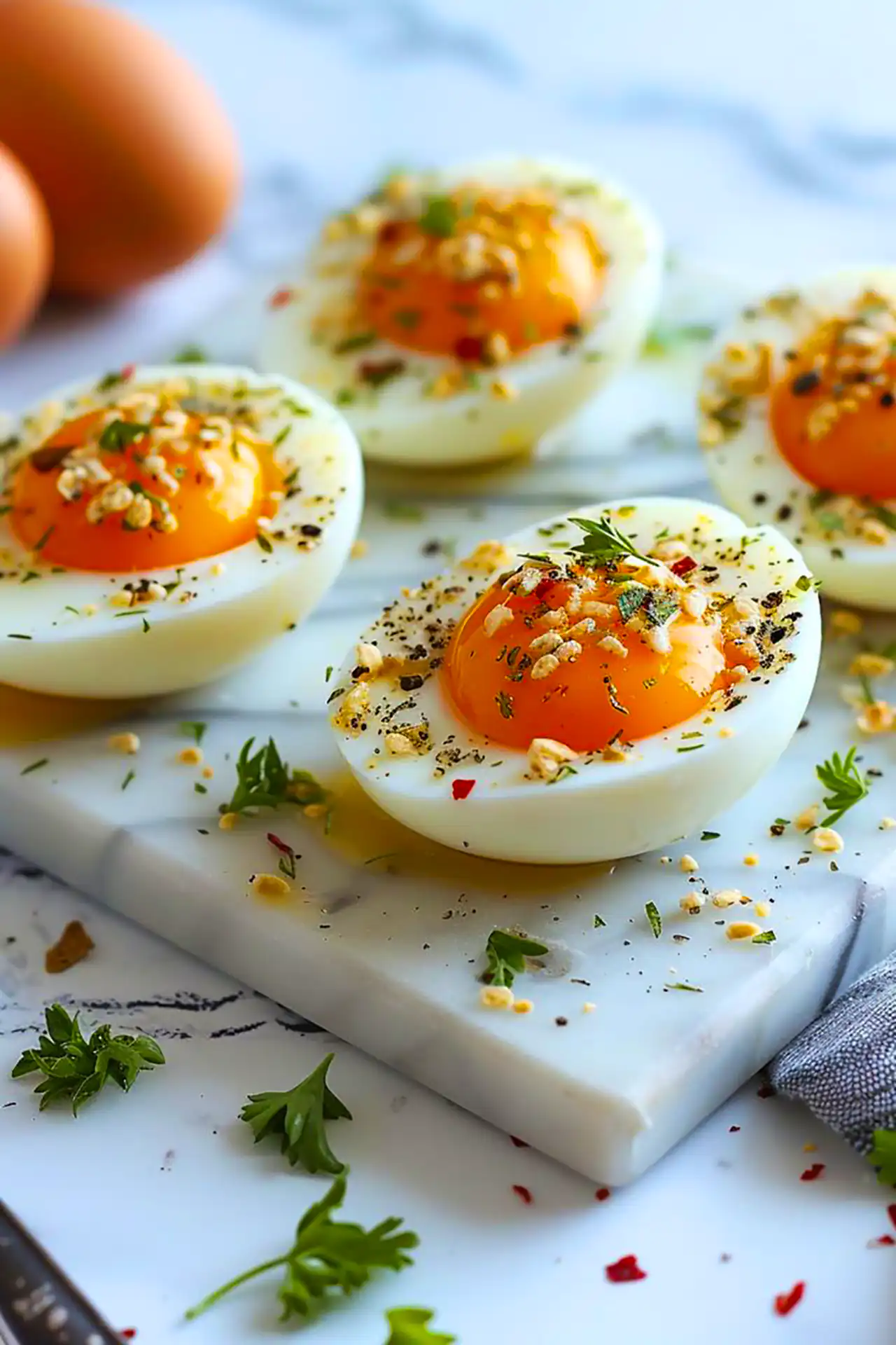 دیزاین تخم مرغ آب پز