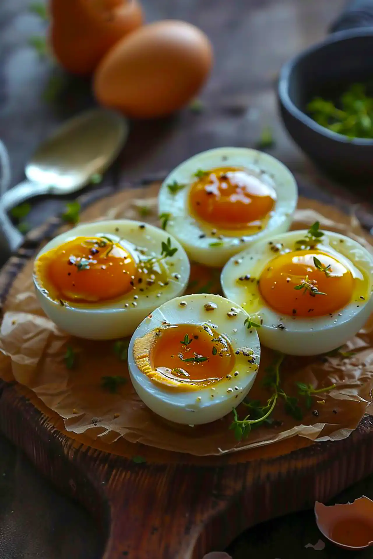 دیزاین تخم مرغ آب پز