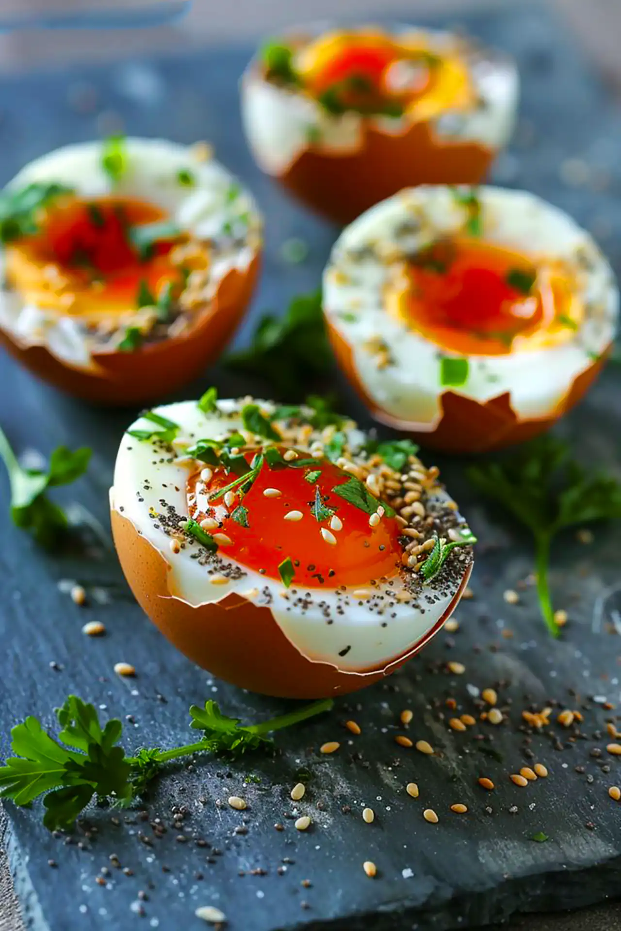 دیزاین تخم مرغ آب پز