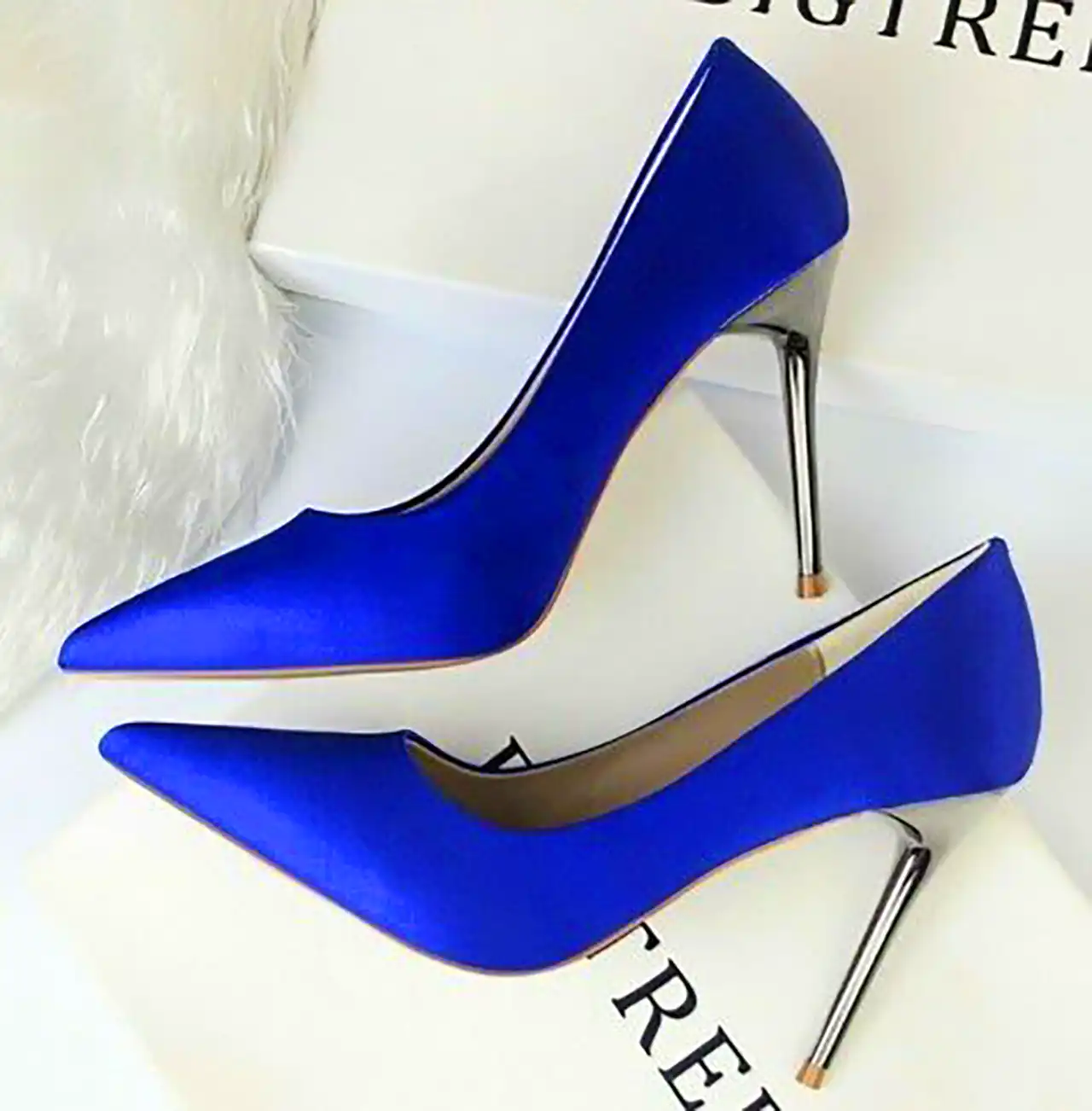 کفش آبی شیک زنانه