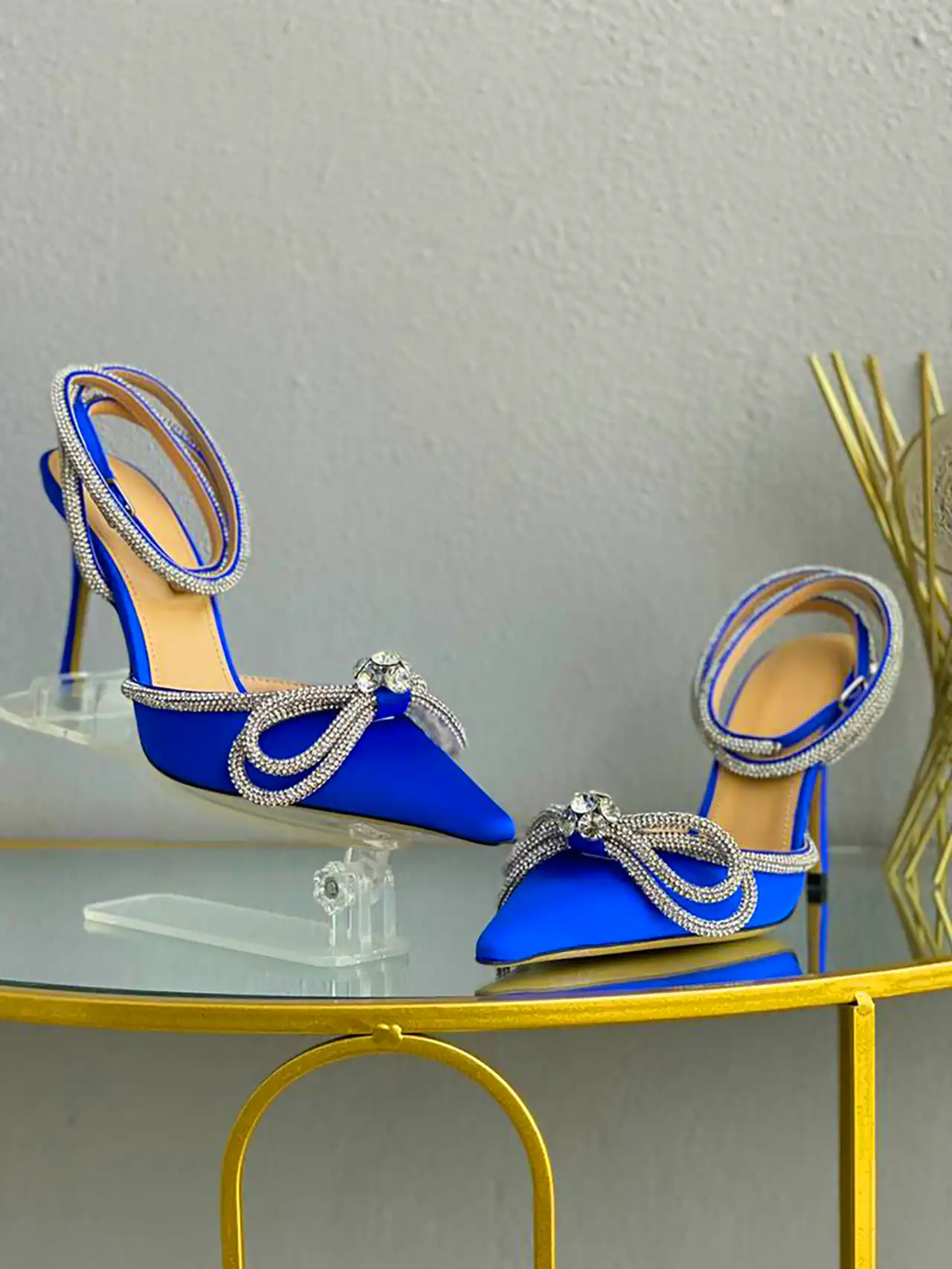 کفش آبی شیک زنانه