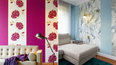 کاغذ دیواری طرح دار