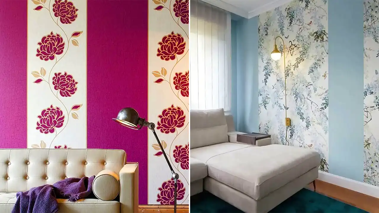 کاغذ دیواری طرح دار