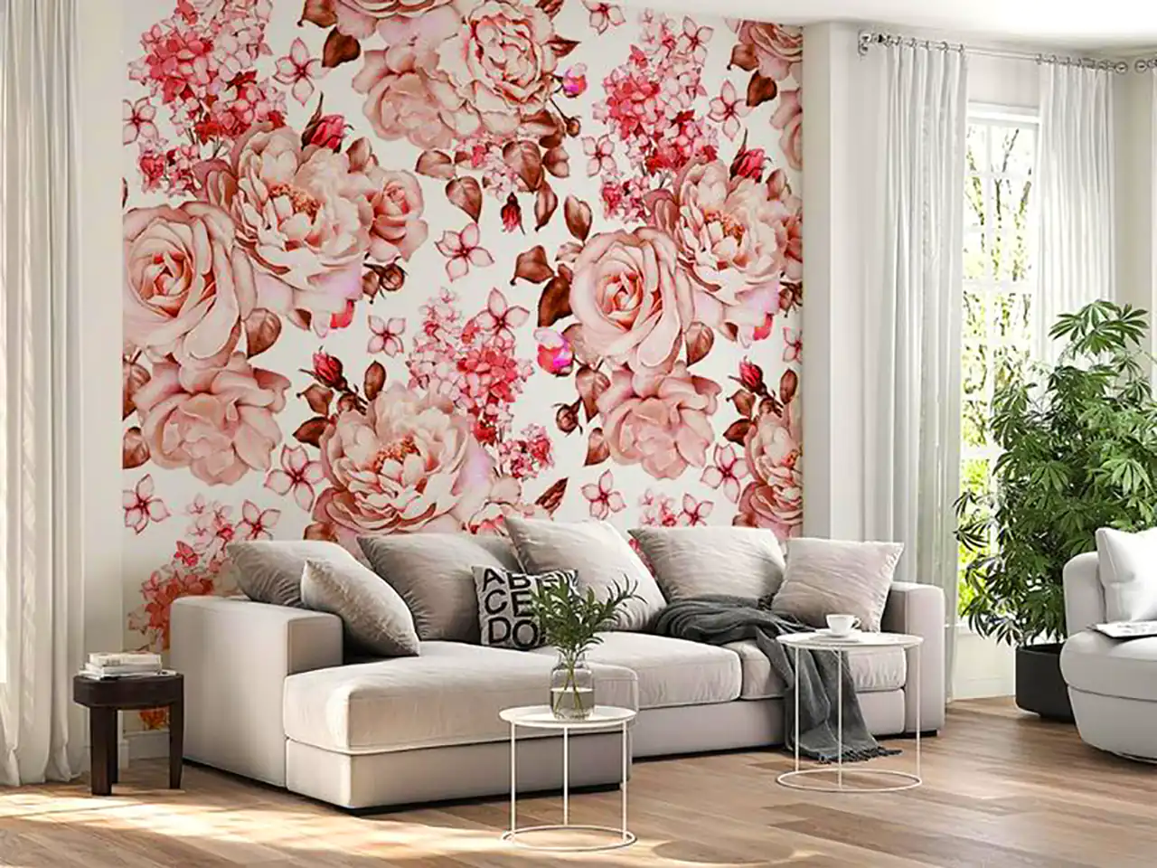 کاغذ دیواری طرح دار